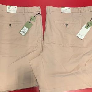 Bundle of 2 Goodfellow & Co 52” Waist 9” Flat Front Peach Short